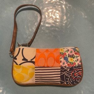Vintage Multicolored COACH Wristlet